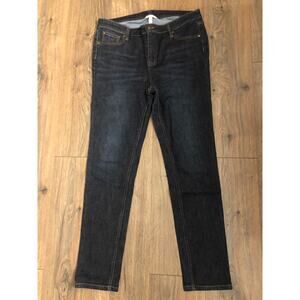 Matilda Jane Women Regular Fit, 28 Inch Inseam Dark Blue Jeans Size 14